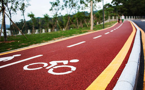 江孜彩色路面 江孜彩色路面